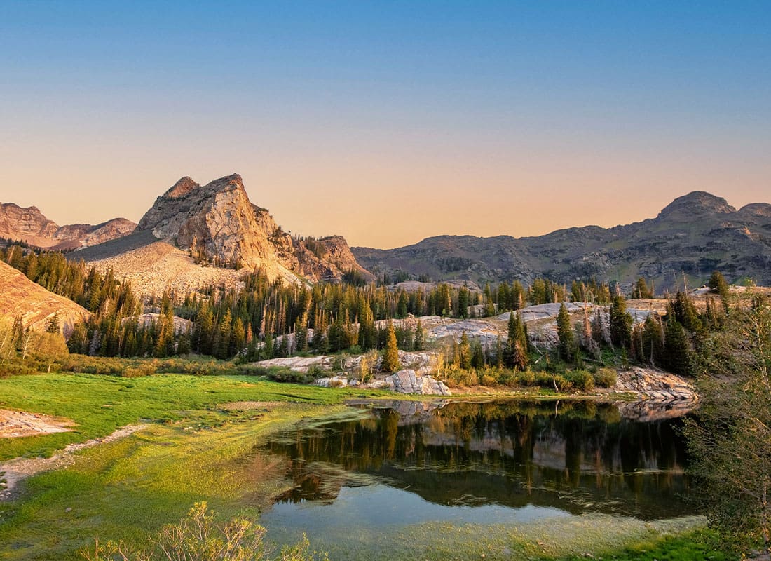 Bountiful, UT - Lake Blanche and Trail Outside Salt Lake City, Utah